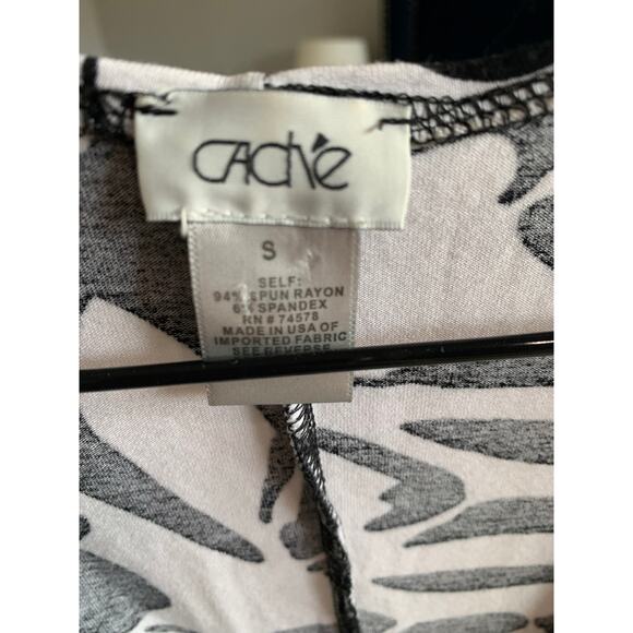 CACHE Faux Wrap Dress Size Small Bodycon Sexy Career - Picture 7 of 9